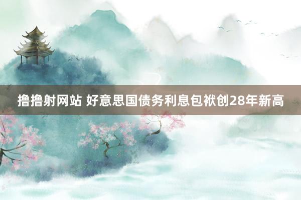 撸撸射网站 好意思国债务利息包袱创28年新高