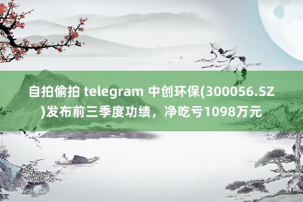 自拍偷拍 telegram 中创环保(300056.SZ)发布前三季度功绩，净吃亏1098万元