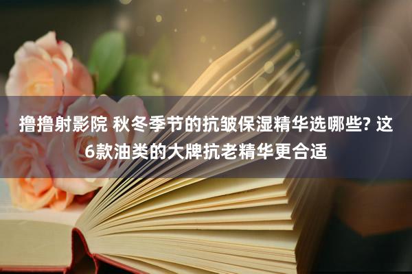 撸撸射影院 秋冬季节的抗皱保湿精华选哪些? 这6款油类的大牌抗老精华更合适