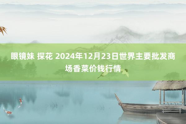 眼镜妹 探花 2024年12月23日世界主要批发商场香菜价钱行情